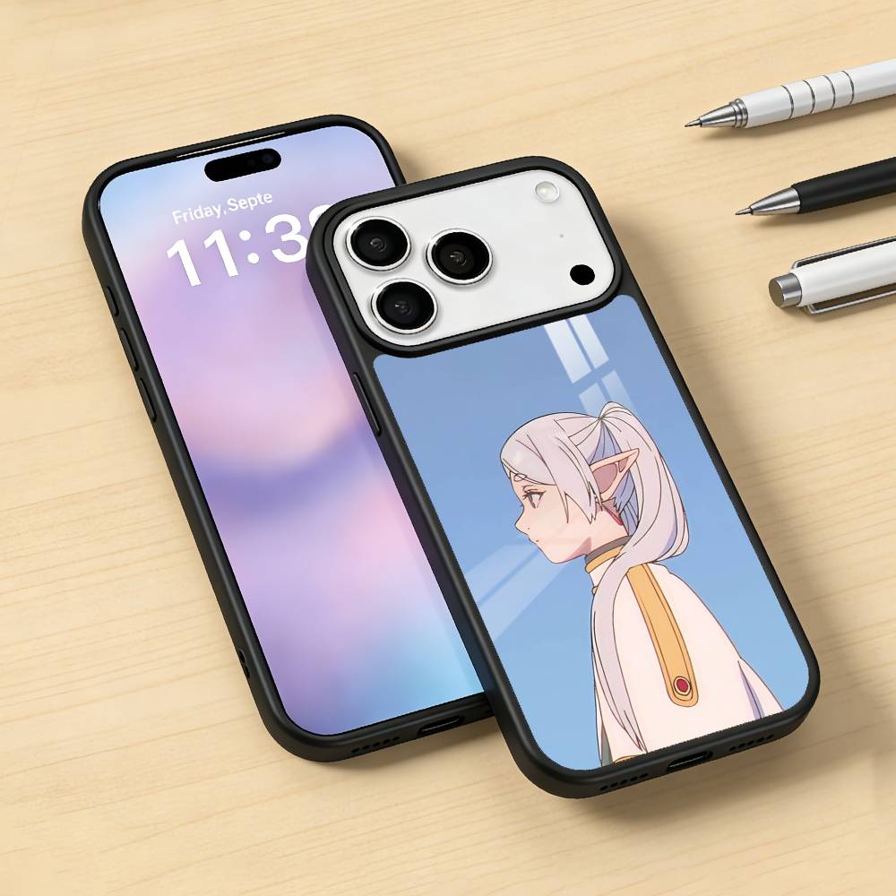Чехол для телефона Sousou No F-Frieren Магнитный Для iPhone 17 16 15 14 13 12 Pro Max Для Magsafe Беспроводная зарядка Чехол