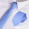 Мужской галстук узкого дизайна однотонный формальный галстук для деловых банкетов свадеб аксессуар для наряда