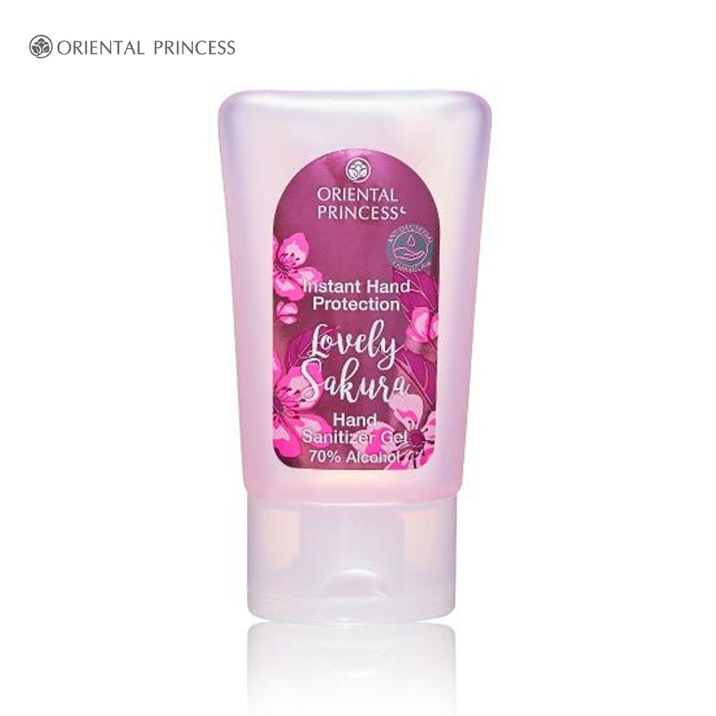 Oriental Princess Instant Hand Protection Lovely Sakura Hand Sanitizer Gel (70% Alcohol) 60 Ml