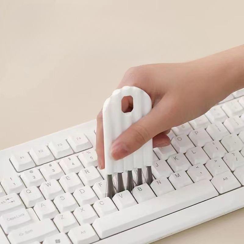 Multifunctional Keyboard Cleaning Brush Computer Cleaning Kit Soft Keyboard Cleaning Brush Corner Gap Cleaner Vacuum Cleaner Keycaps