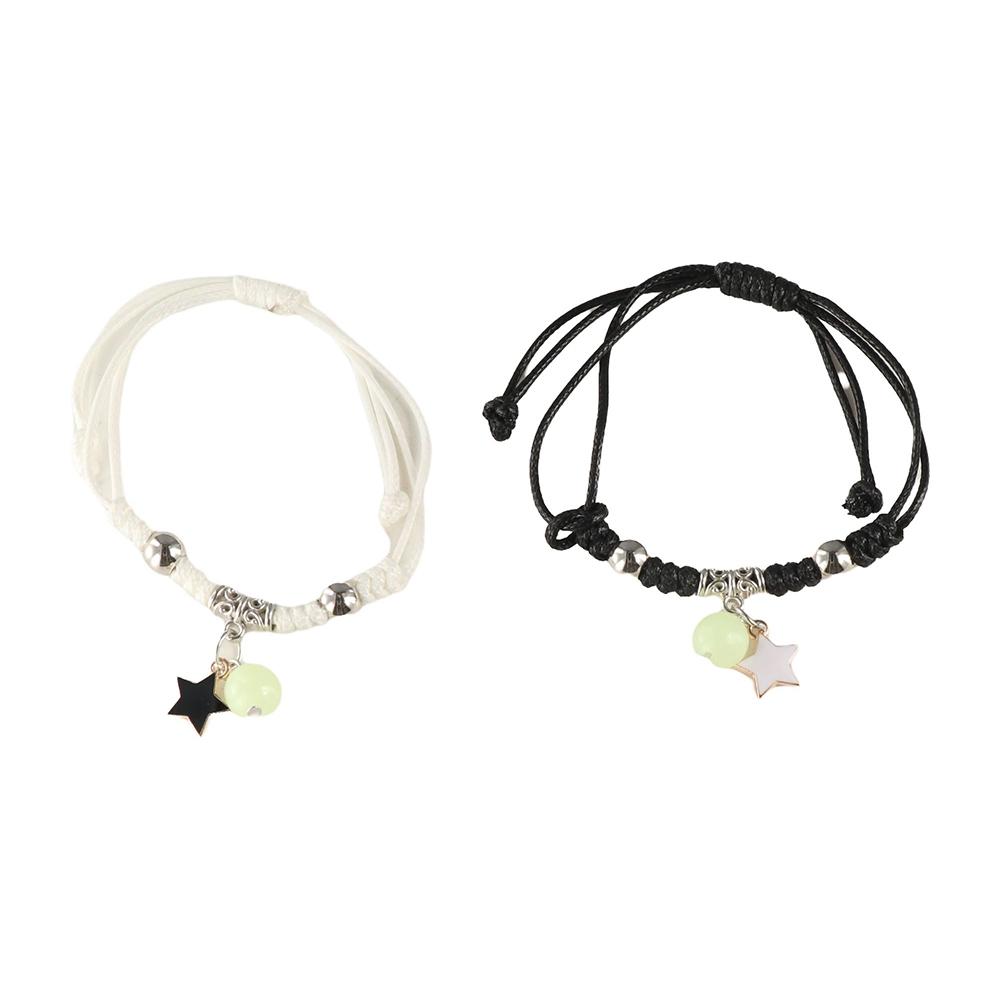 Набор браслетов с регулируемыми подвесками, 2 шт., Браслет, Ювелирное изделие, Браслет дружбы  Для женщин, мужчин