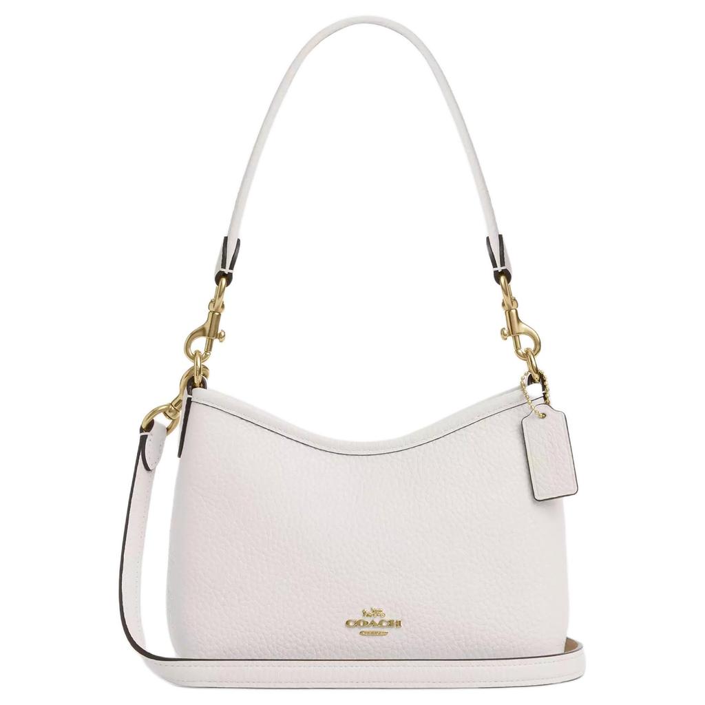 Coach Лавровый 19 Логотип Молния Кожаный Crossbody Сумка через плечо Женская сумка Розовый CBH16-IMCHK