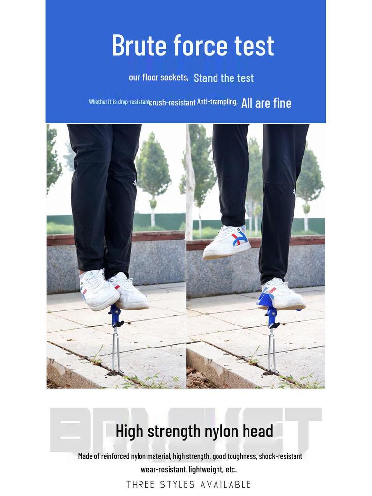 Универсальная подставка-держатель для удочек двойного назначения для рыбалки на земле и на море