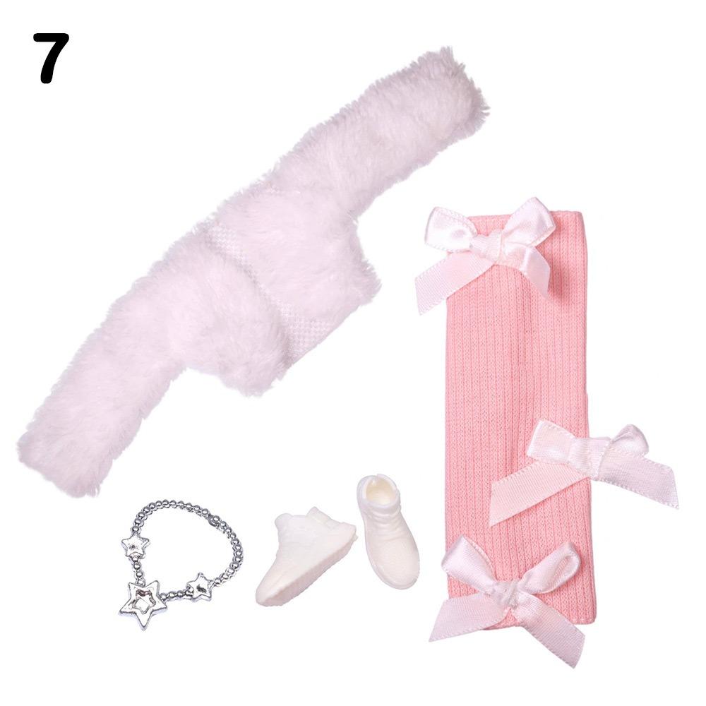 Casual Wears 30cm Doll Clothes DIY Accessories Plush Coat for 1/6 BJD 11.5" Dolls