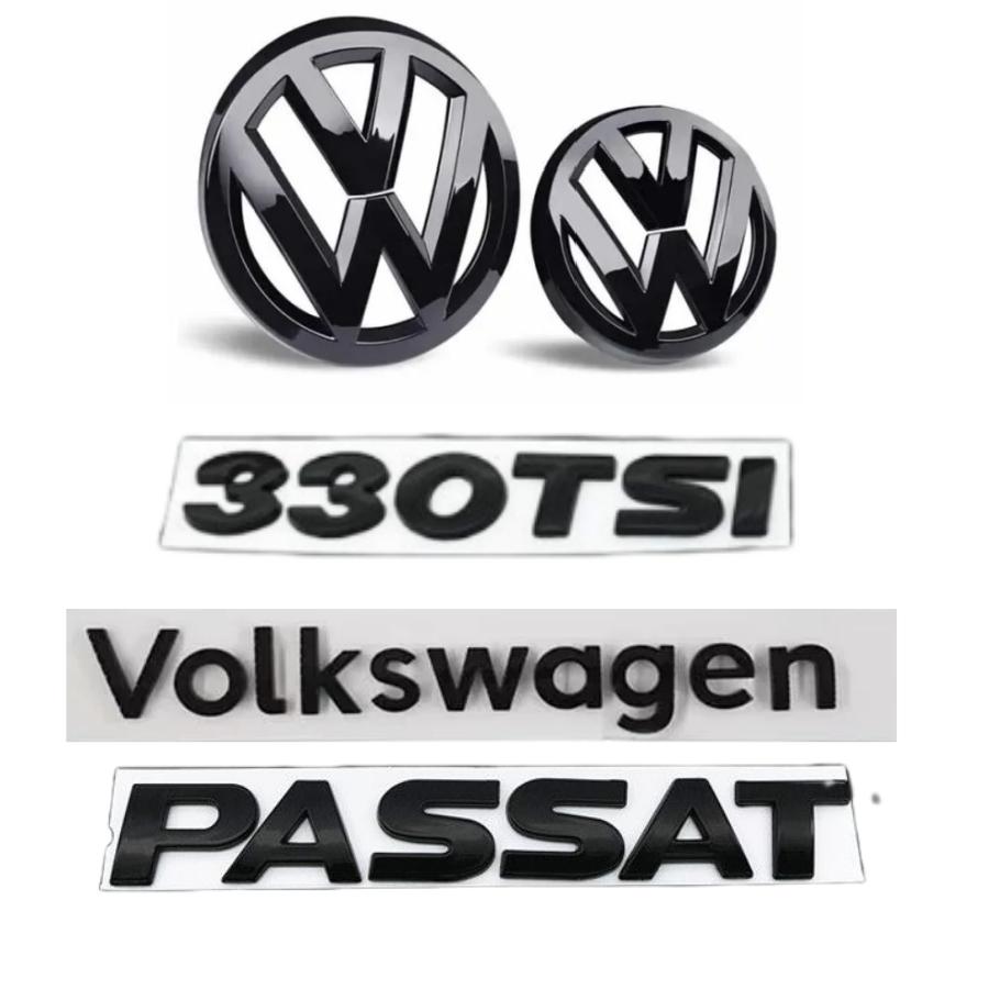 Для VW Volkswagen Jetta MK5 Golf Автомобильный передний значок логотип покрытый ABS наклейка Для Volkswagen Passat 280TSI/330TSI/380TSI передний и r
