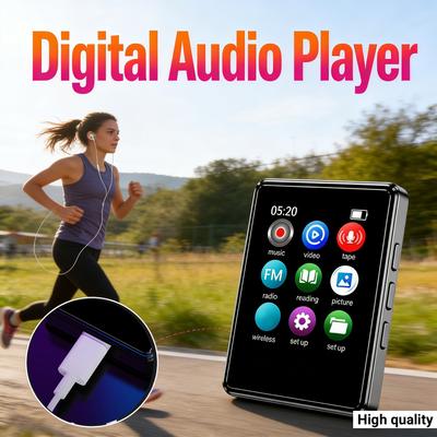 MP3/MP4 Без потерь Музыкальный плеер Совместимый с Bluetooth HIFI Музыкальный плеер Встроенный динамик 128 ГБ 1,77 дюйма для студента Ежедневное использование
