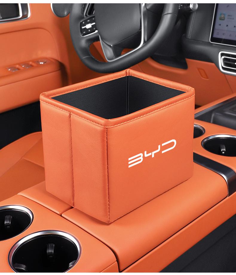 Folding Storage & Trash Organizer for BYD Seagull, Song Plus/Pro, Han, Dolphin, and Qin Cars