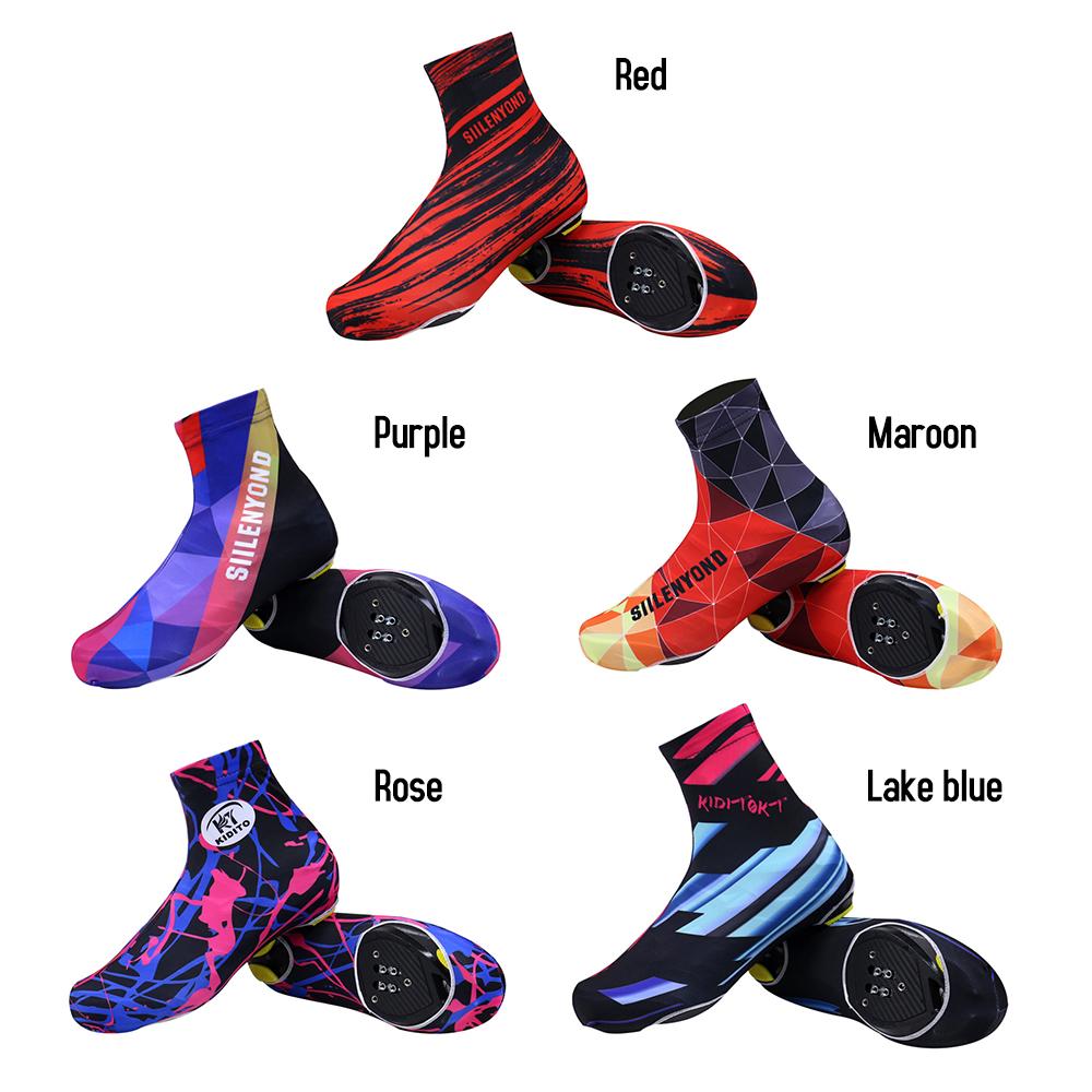 Cycling Shoes Cover Zippered Bicycle Overshoes for Men Women Road Mountain Bike Booties