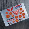Водонепроницаемые светоотражающие наклейки для мотоцикла Honda, легко снимаемые декали для мотоцикла, автомобиля