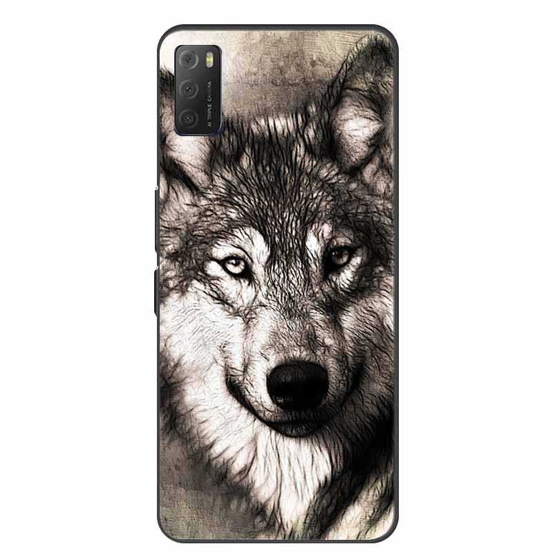 For TCL 20E Cases 20Y 20S 20B 20L Fashion Soft TPU Silicone Cartoon Phone Cases For TCL 20Y Cover Bumpers Fundas 20 E TCL 6125F
