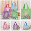 4pcs Nonwoven Rabbit Egg Packaging Bags Bunny Egg Candy Bags  Gift Cookies