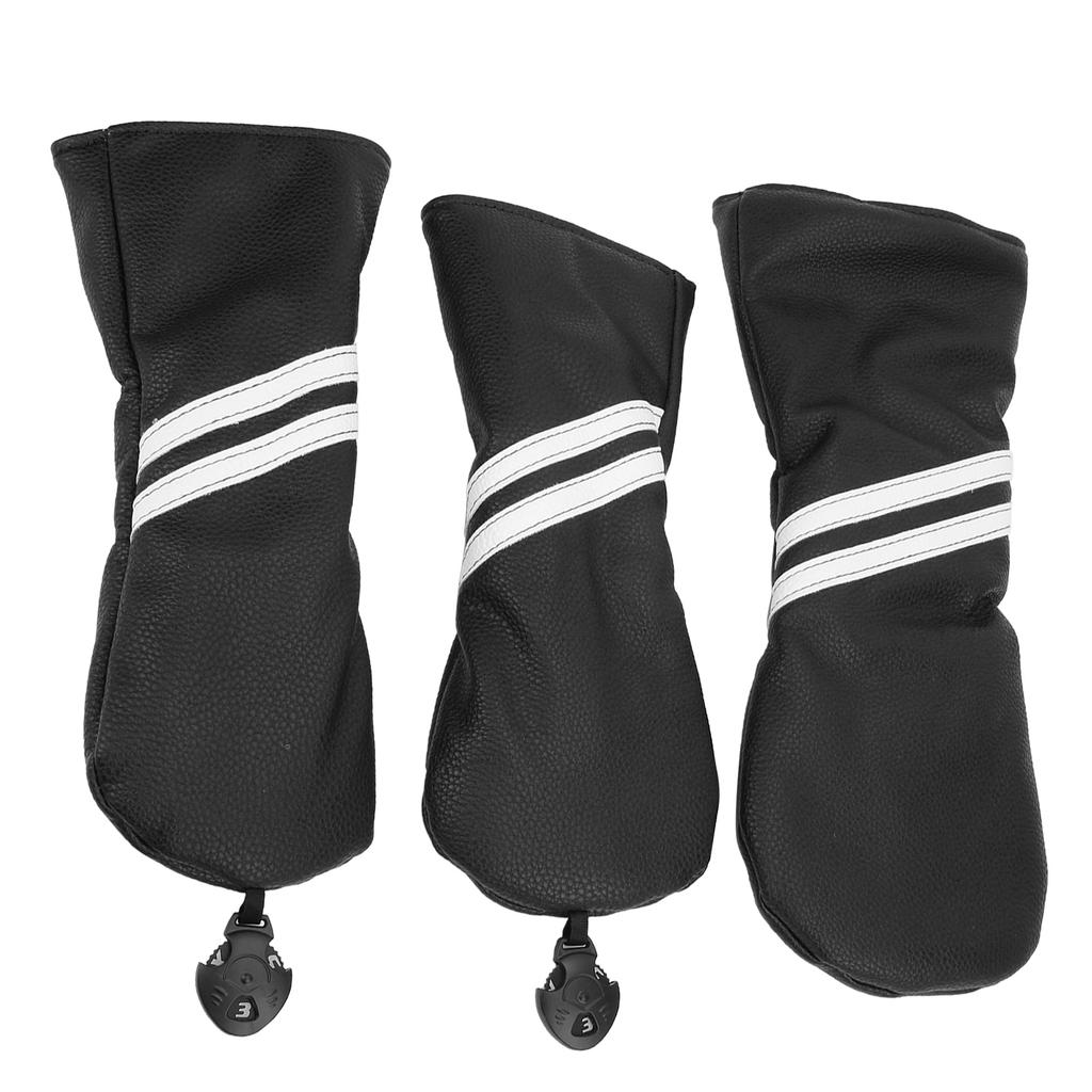 Чехол для кия из дерева для гольфа, набор полосок, чехлы для кия, чехлы для кия для гольфа, для водителя, черный