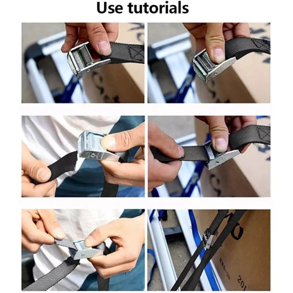 Грузовой фиксированный трос ремень пряжка буксировочный трос прочный ремень с храповым механизмом для багажа - ремень вниз грузовые ремни для автомобиля мотоцикла велосипеда