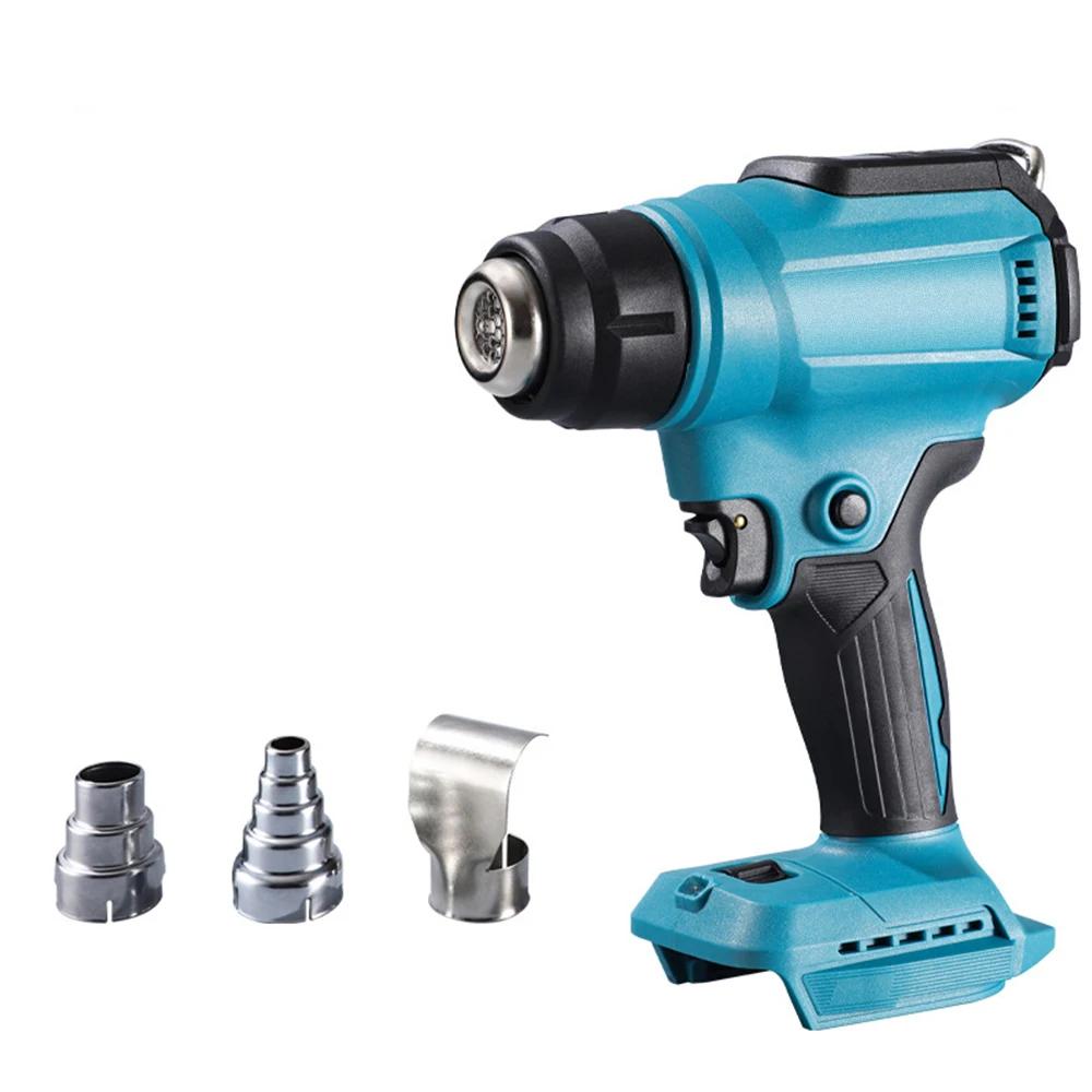 Беспроводной инструмент горячего воздуха для аккумулятора BL1830 18 В 20 В, мощность 350 Вт, номинальная температура 990 ° F, комплект инструментов горячего воздуха со светодиодным дисплеем