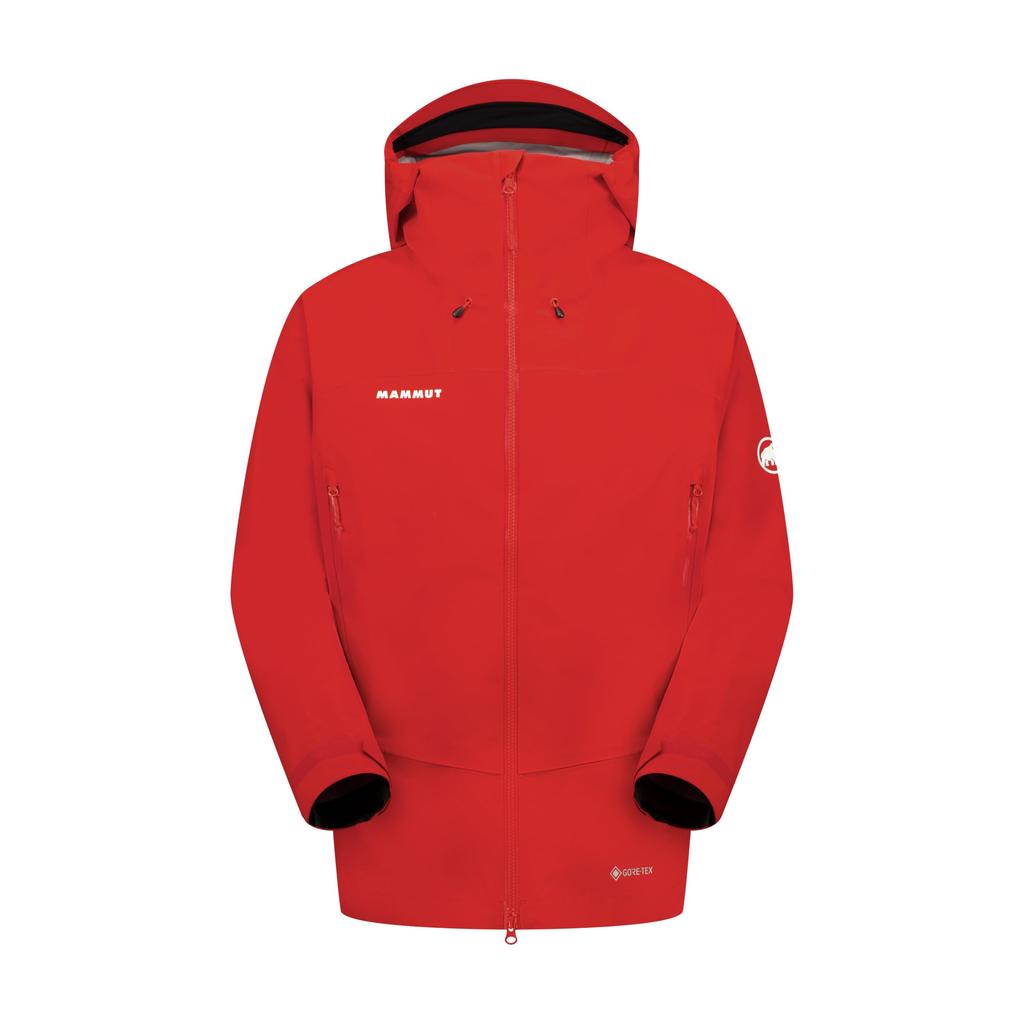 Mammut Alpine Guide HS Hooded Jacket AF Asian Red Men's 1010-31330, Fit,