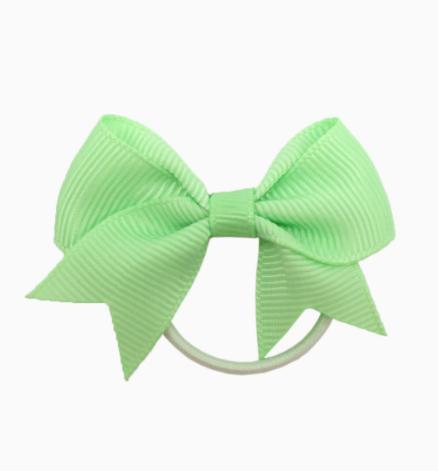 Ribbed Fabric Bow Hair Tie Elastic Band with Large Decorative Bow for Hair Styling and Securing Hair Accessories for Daily Use