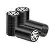 For VW 4Pcs Car Tire Valve caps Car Sticker for VW Volkswagen Passat Golf Polo Touran Accessories YHBE-V487 EM1
