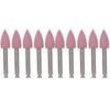 10pcs Dental Polishing Burs Low Speed Dental Grinding Polisher Burs Drill Bits Set Pink 410