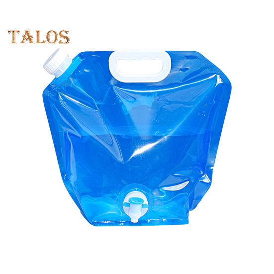 Складной мешок для воды 5 л/10 л, экологически чистый, многоразовый, портативный, стильный, легко наливаемый, складной резервуар для воды, товары для походов