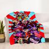 Digital Circus Blanket Ultra-Soft Great for Sofa Seaside Picnics Four Seasons Multipurpose Digital Print Gift for Travel Home Birthdays