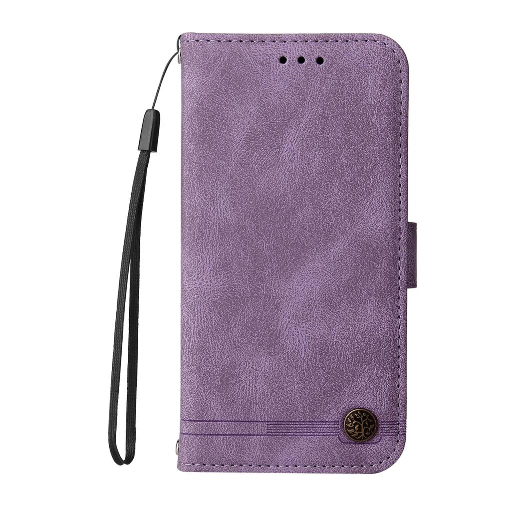 For TECNO Spark 40C Leather Wallet Cases Skin Touch Phone Cover Stand with Strap