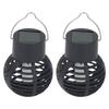 2pcs Ball Solar Warm Light Pendant Ball Solar Hanging Light Solar Powered Globe Light for Indoor Out
