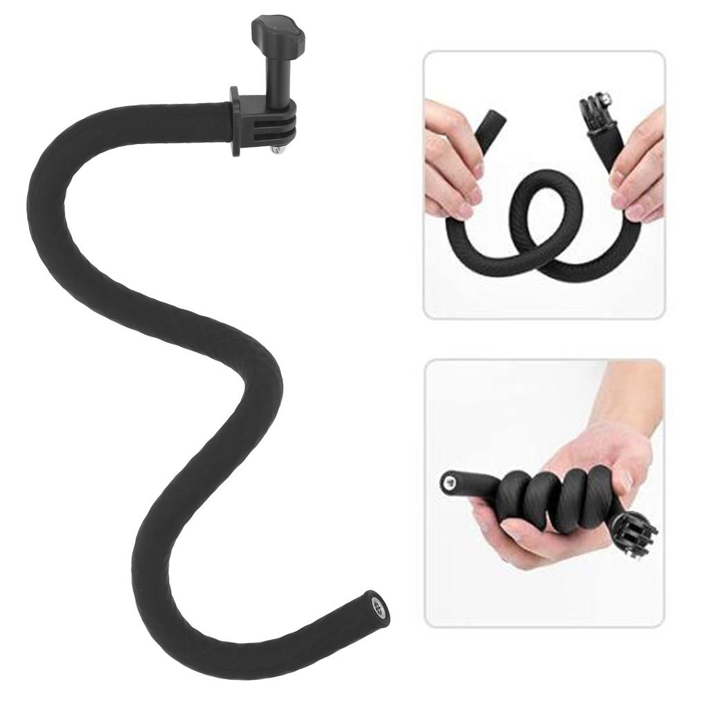 Sports Camera Flexible Arm Stand Silicone Gooseneck Twist Camera Mount with 1 4 Screw for Pocket 3 Action 4 3