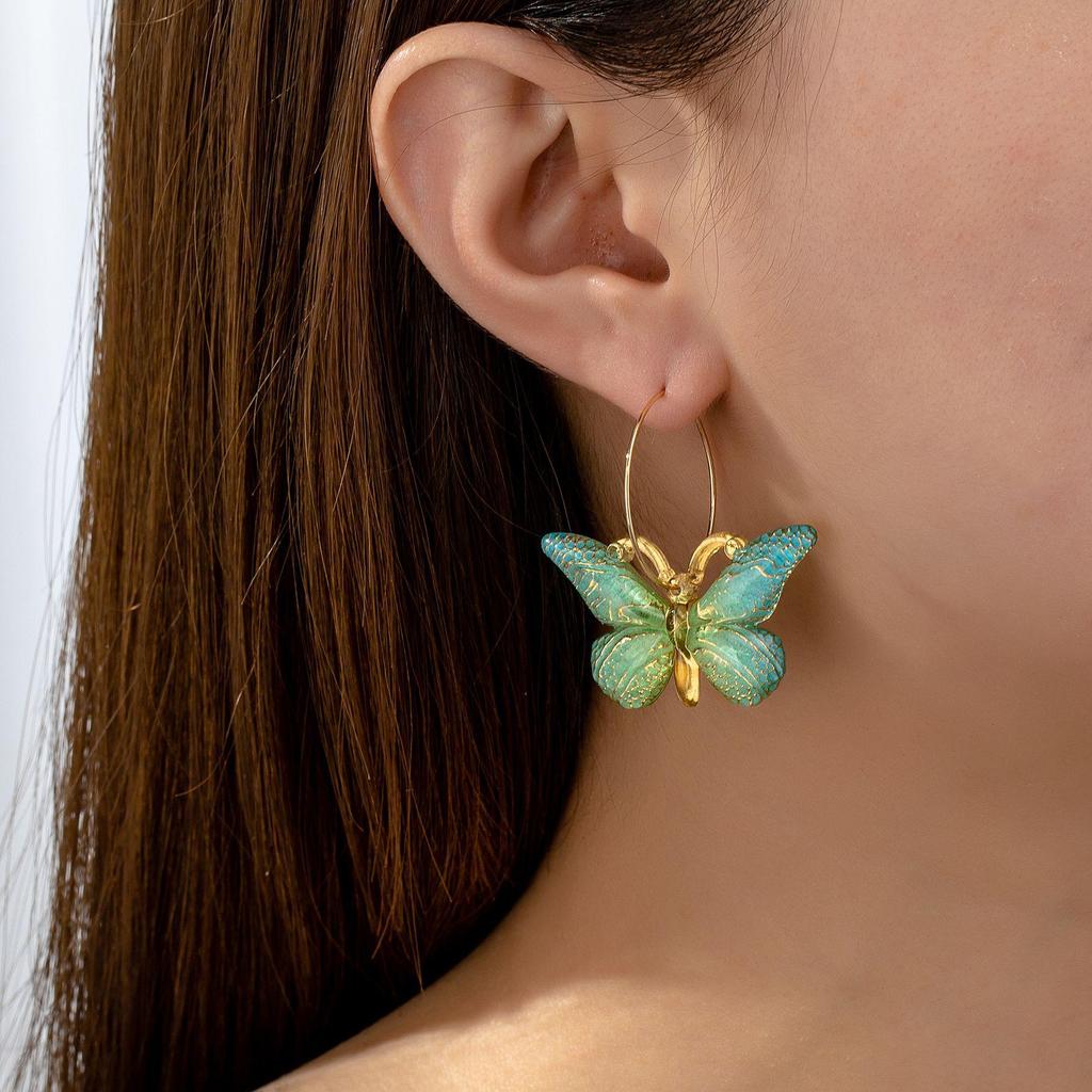 Colorful Butterfly Fairy Earrings: Cute, Unique Design for Daily Wear