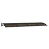 Door Canopy Black 350 x 100 cm Polycarbonate
