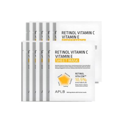 Ретинол Витамин С Витамин Е Тканевая маска (10 шт.)