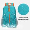 Large Capacity Lightweight Nylon Bag Zipper Foldable Backpack Casual   Outdoor