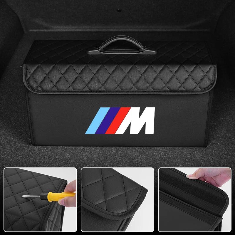 2025 Горячий Органайзер для Автомобиля Дорожная Сумка Кожаный Органайзер в Багажник Портативный Складной Для BMW E46 E90 E60 F10 E39 F30 E36 F20 E87 E90 E