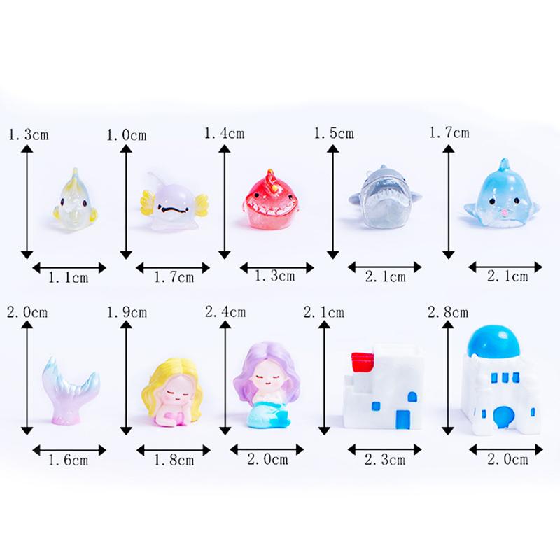 Микропейзаж Маленькие украшения для морских животных Дельфины Чайки Русалки Яхты Замки Аквариумы и украшения для аквариумов