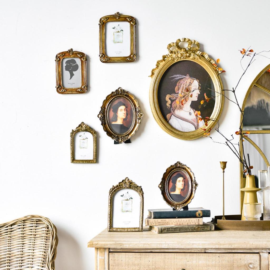 Винтажная рамка для картины в стиле барокко, элегантный декор для спальни или бара