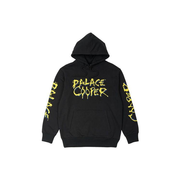 Palace Alice Cooper Print Logo Hoodie Unisex Tops Black P20HD043