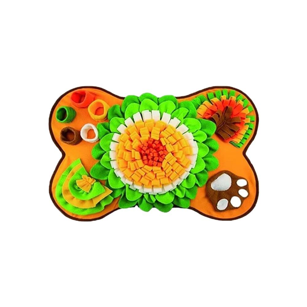 Pet Feeding Toy Slow Eating Polyester Puppy Sniff Mat Durable Large Size Pet Scent Pad Food Dispensing for Dog Training