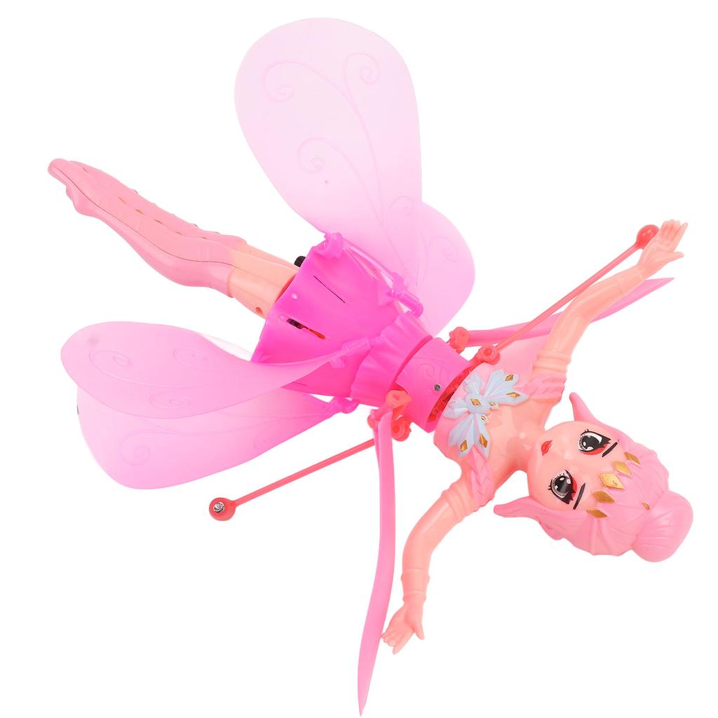 Летающие Девочки Игрушки Интеллектуальная Индукция Автоматическая Защита от Отключения Питания Летающие Куклы для Начинающих Детей Розовый