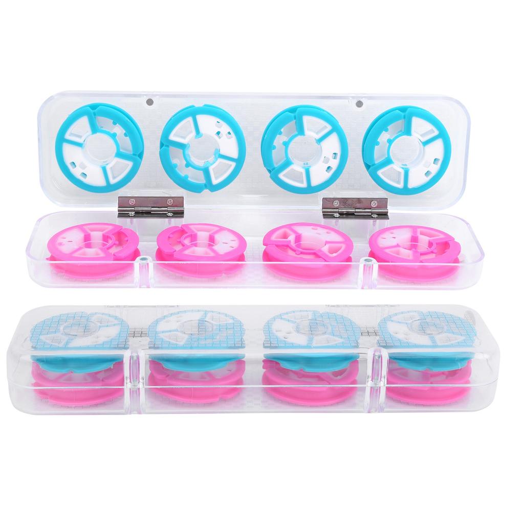 2 Коробки 8-осевая 12-осевая доска для намотки лески, шпуля для хранения, основная катушка, коробка для катушек 8-осевая