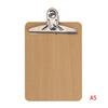 Office Supplies Wooden Multi-Function Clipboards Writing Sheet Pad Filing Clip Folder Board