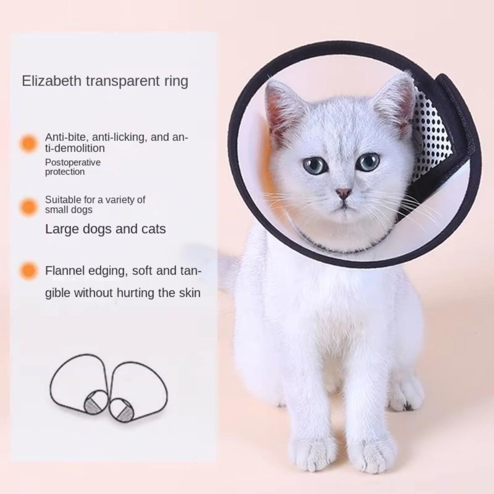 Anti-Lick Pet Protective Cover Anti-Bite Elizabethan Cone Soft Beauty Cover Wound Protection