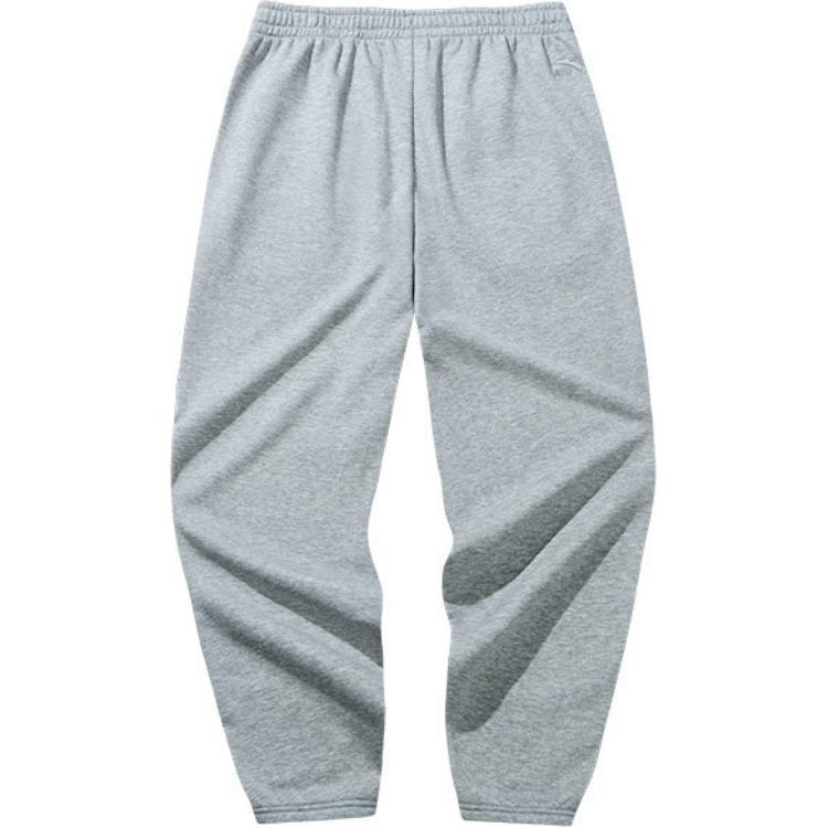 Anta Life Collection Knitted Sweatpants Men's Gray Heather Gray 152448301N-1