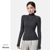 Women's Velvet High Neck Warm Turtleneck Long Sleeve Top - Autumn/Winter Base Layer