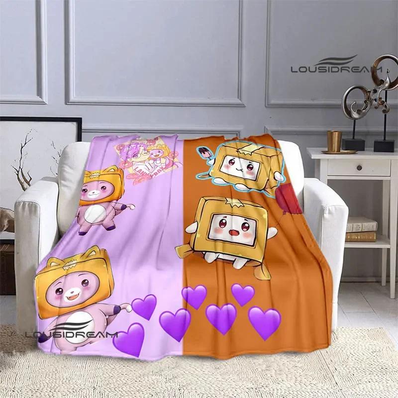 Lankybox Foxy Boxy милое одеяло теплое одеяло с фланцем мягкое и удобное одеяло домашнее дорожное одеяло подкладка для кровати подарок на день рождения