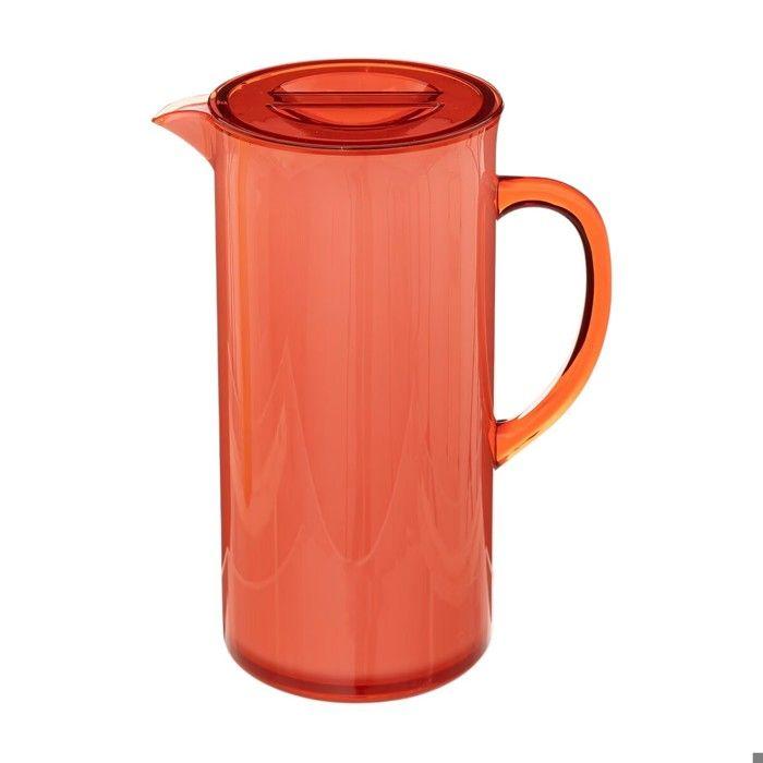 Pichet - Collection Pastel - Rose - Polystyrène Dur - 1.95L - 18x10.5x25 Cm