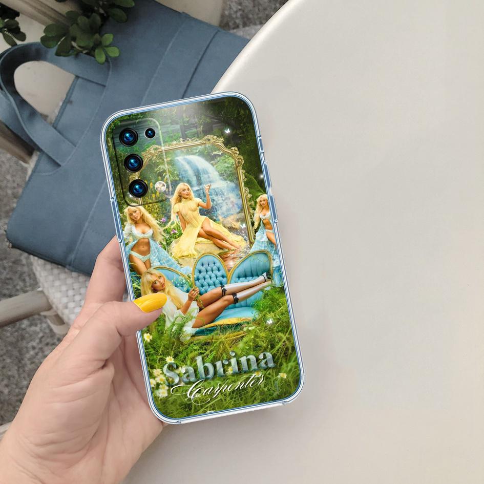 LO86 Сабрина Карпентер Прозрачный чехол-softshell для телефона Samsung Galaxy A04 A04S A14 A23 A34 A54 M23 M33 M52 M53