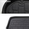 For Tesla Model 3 2017- TPE Custom Lower Trunk Mats All-Weather Waterproof And Wearable Mat Sub-Trunk Carpet (Piano Model)