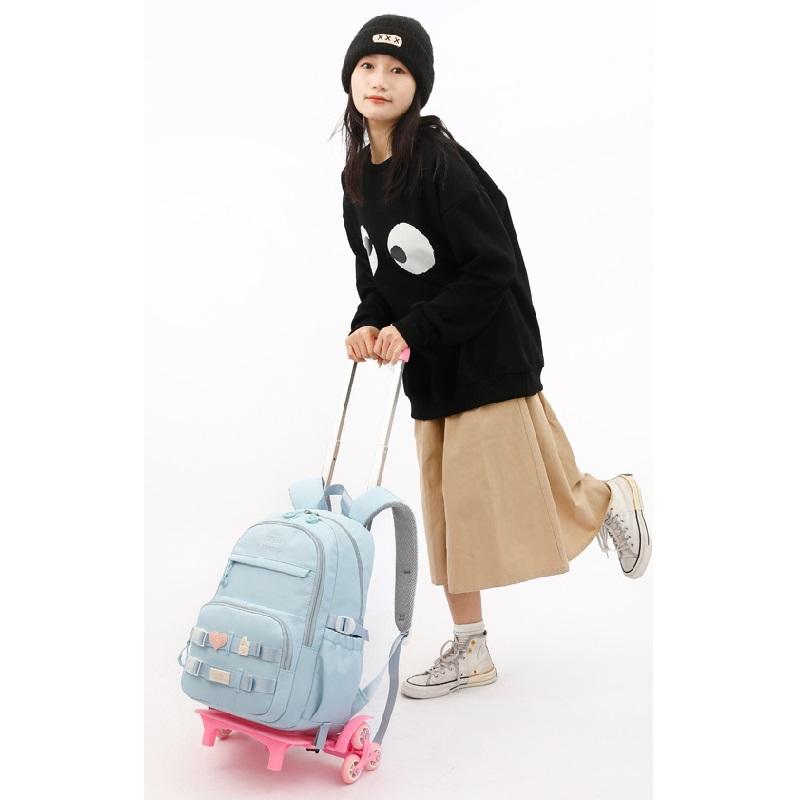 Школьная сумка, студенческий рюкзак на роликах, 6 колес (31*19*48 СМ)ЗРЫ5162