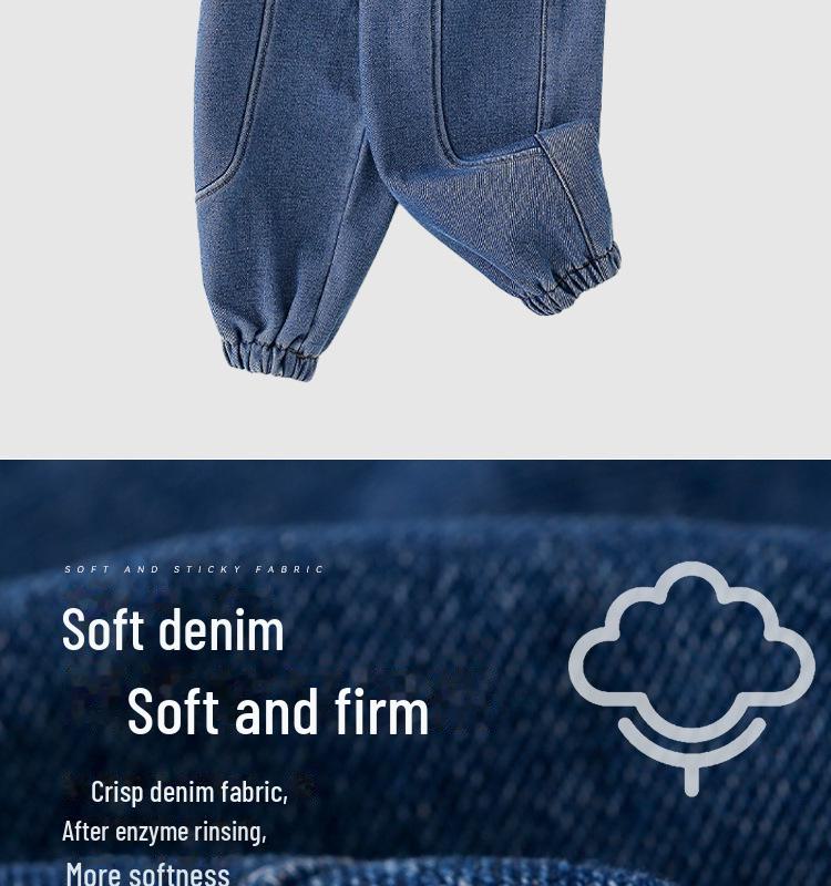 Детские джинсовые брюки Cotton Hall: Теплые вельветовые брюки для детей осень/зима 2024 года.