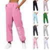 Women's Winter Sweatpants Solid Color Casual Pants Women's Fleece Sweatpants Wide Leg Straight Pants