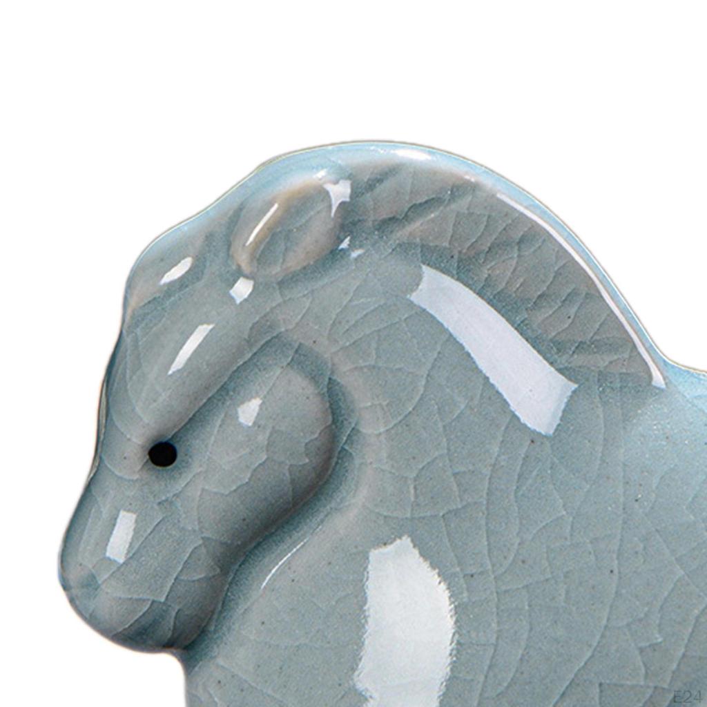 Керамическая коллекция чайных фигурок для домашнего декора